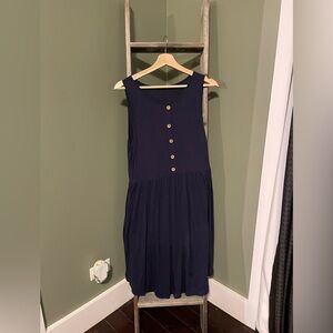 NWOT Navy Blue Casual Dress